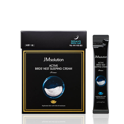 JM Solution Омолаживающая ночная маска с ласточкиным гнездом  Active Bird Nest Sleeping Cream Prime