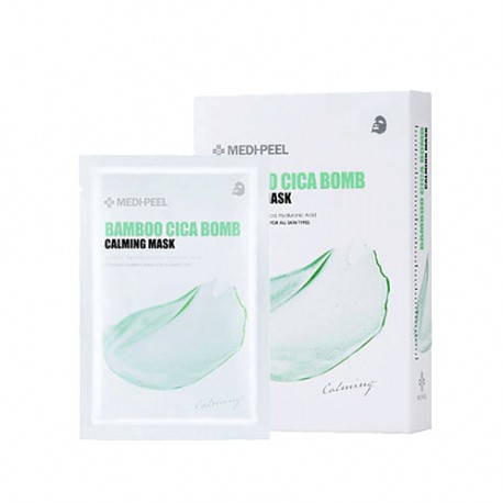 MEDI-PEEL Bamboo Cica Bomb Calming Mask (25ml) Успокаивающая маска с центеллой и бамбуком