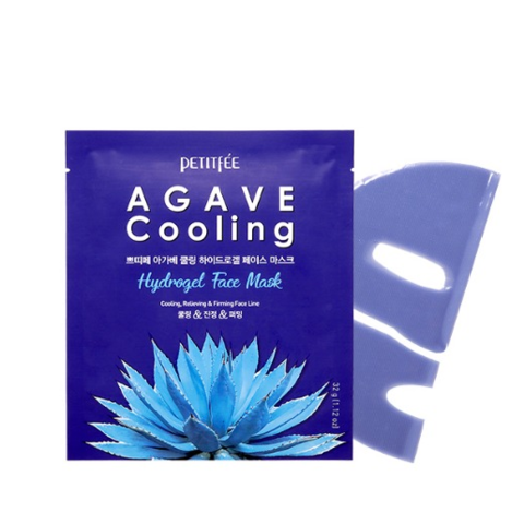 Petitfee Маска для лица гидрогелевая c агавой Agave Cooling Hydrogel Face Mask