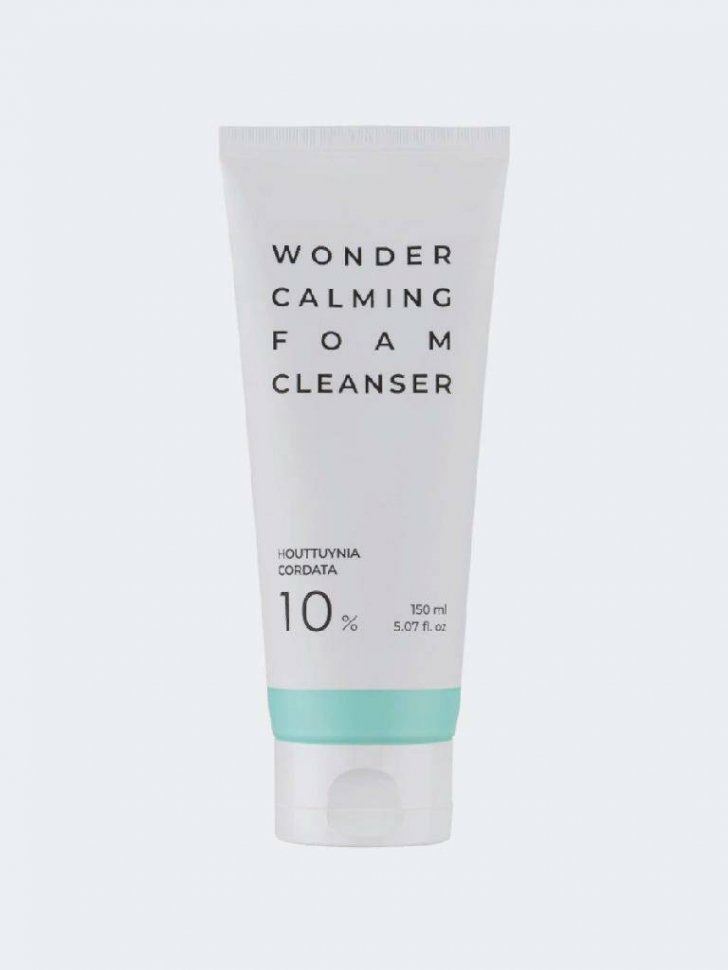 Esthetic House Успокаивающая пенка для умывания с экстрактом хауттюйнии Wonder Calming Foam Cleanser, 150 мл