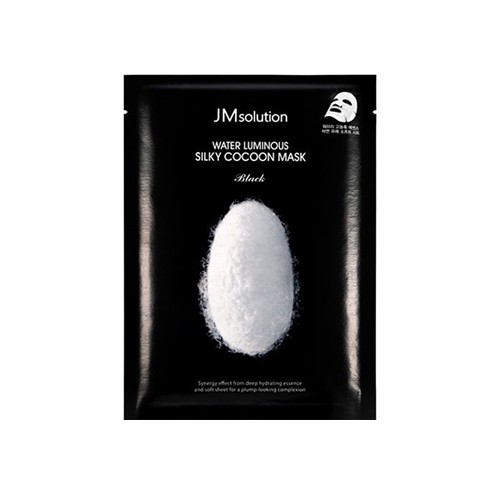 JMSolution Маска для упругости кожи с протеинами шелка Water Luminous Silky Cocoon Mask Black