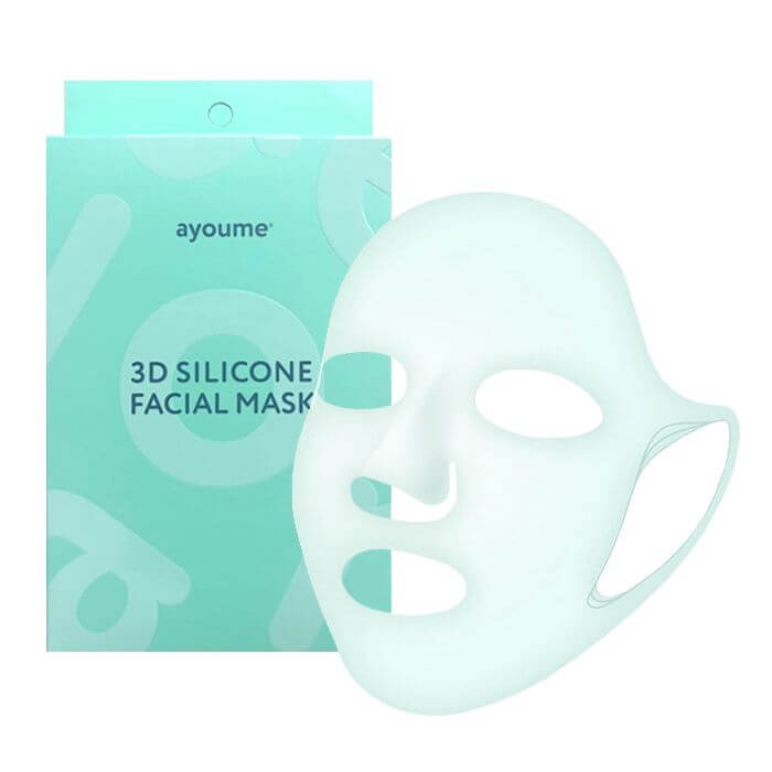 Ayoume Силиконовая маска-фиксатор для косметических процедур 3D SILICONE FACIAL MASK 1шт