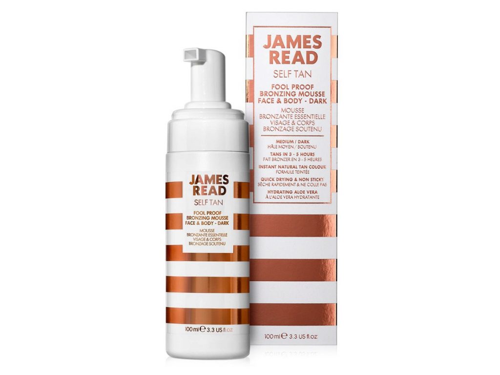 James Read Мусс бронзирующий для новичков темный JAMES READ FOOL PROOF BRONZING MOUSSE FACE & BODY Dark 100ml