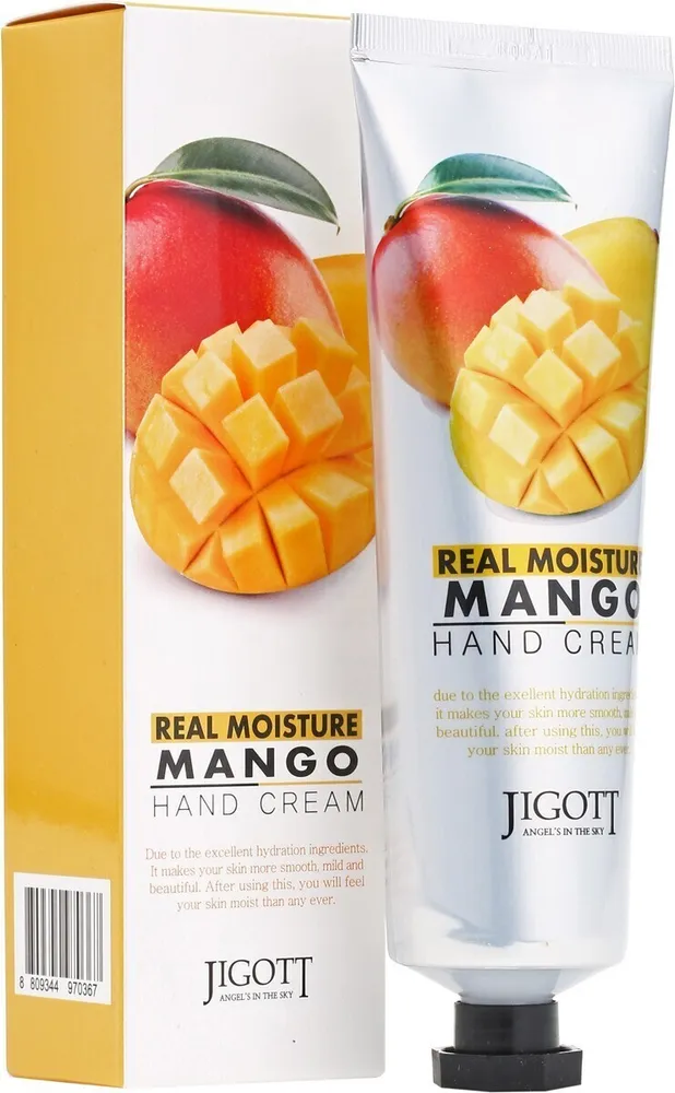 JIGOTT Крем для рук МАНГО Real Moisture MANGO Hand Cream, 100 мл