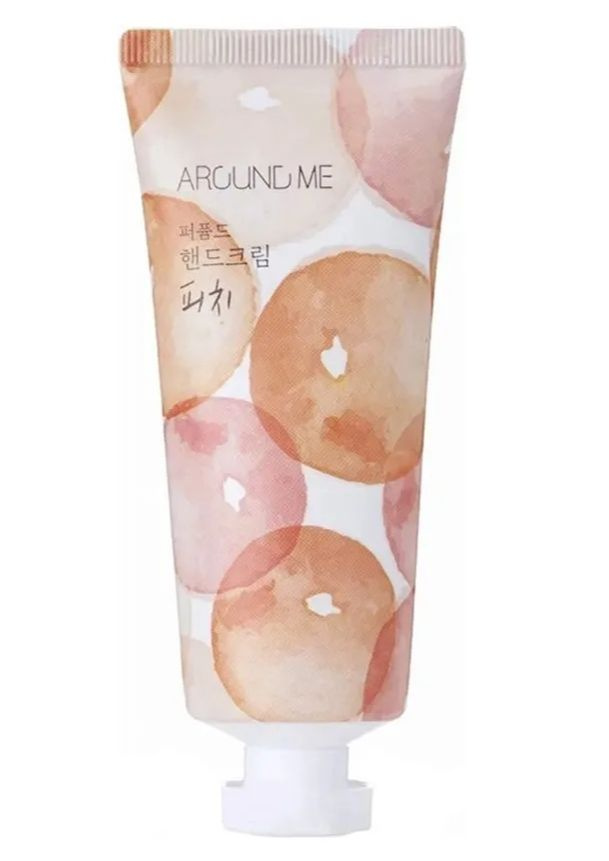 Welcos Крем для рук с ароматом персика Perfumed Hand Cream Peach 60г