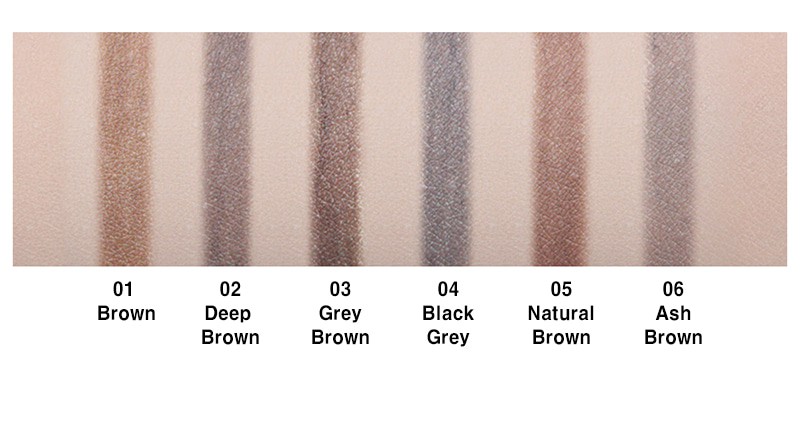 The Saem Карандаш для бровей  4 Black Gray 0,2гр