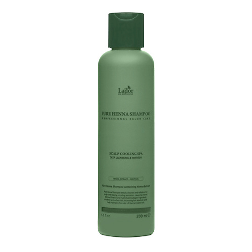 Lador Освежающий,укрепляющий шампунь с хной Pure Henna Shampoo,200мл