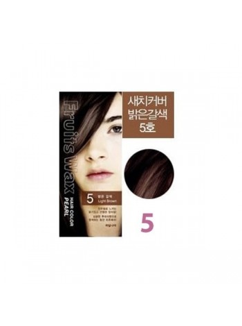 Welcos Краска для волос на фруктовой основе Pearl Hair Color #05  60мл*60гр