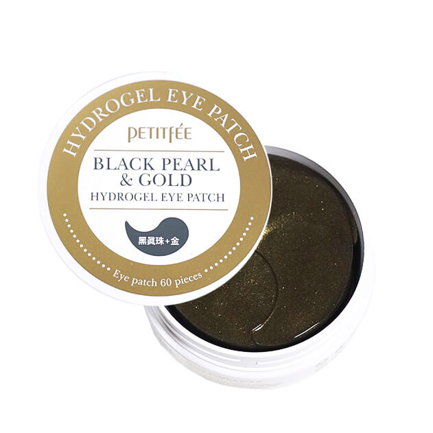 Petitfee Гидрогелевые патчи для век с чёрным жемчугом Black Pearl & Gold Hydrogel Eye Patch,60 шт