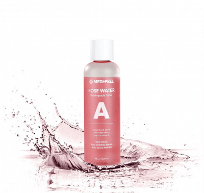 MEDI-PEEL Rose Water Bio Ampoule Toner (500ml) Ампульный тонер с экстрактами розы