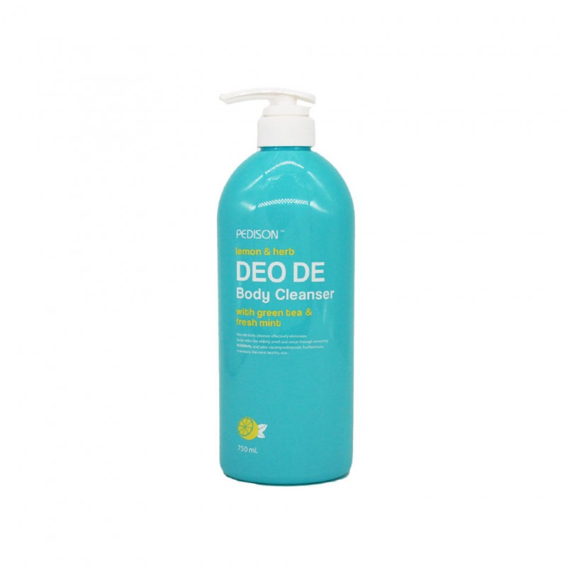 Pedison Гель для душа ЛИМОН/МЯТА Deo De Body Cleanser, 750 мл