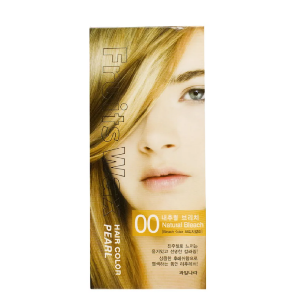 Welcos Краска на фруктовой основе Pearl Hair Color #00  60мл*60гр