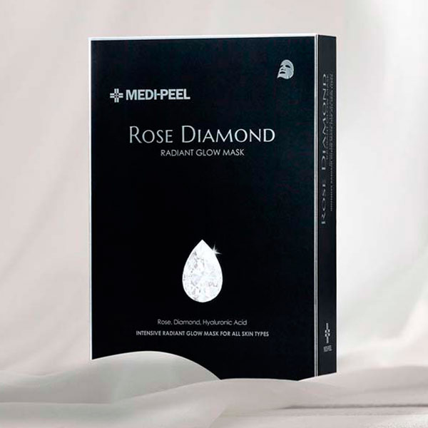 MEDI-PEEL Rose Diamond Glow Mask - Маска для сияния кожи с бриллиантовой крошкой