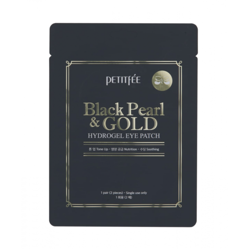 [PETITFEE] Гидрогелевые патчи для глаз ЖЕМЧУГ/ЗОЛОТО Black Pearl & Gold hydrogel Eye Patch, 2 шт (1 пара)