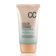 Welcos Матирующий СС-крем с цветовыми капсулами SPF25 PA++Lotus Color Change Blemish Balm,50мл