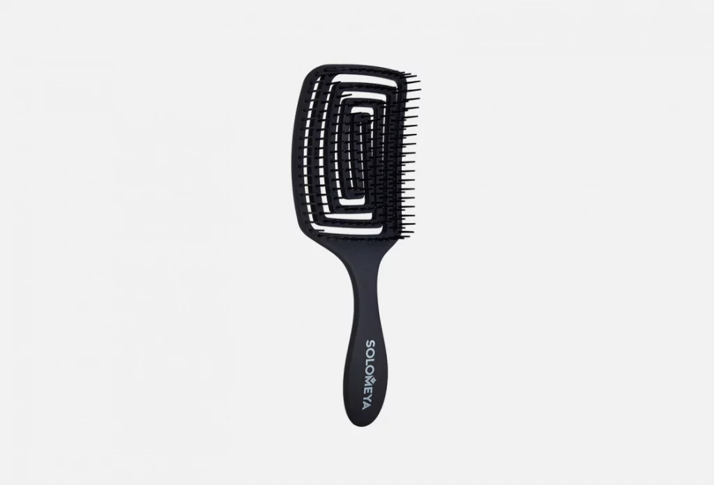 SOLOMEYA Расческа для сухих и влажных волос аромат винограда лопатка Solomeya Wet Detangler Brush Paddle Grape, 1 шт.