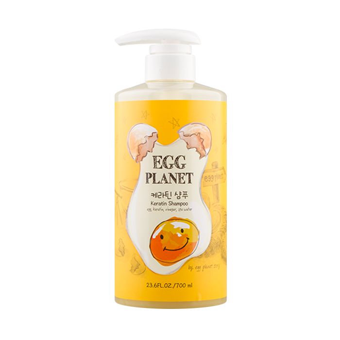 Daeng gi meo ri Кератиновый шампунь Egg planet keratin shampoo, 700мл