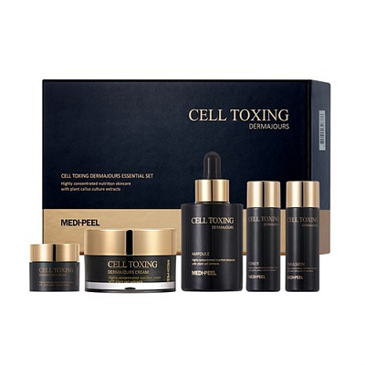 MEDI-PEEL Cell Toxing Dermajours Essential Set (100+50+30*2+10ml) Набор ухода со стволовыми клетками