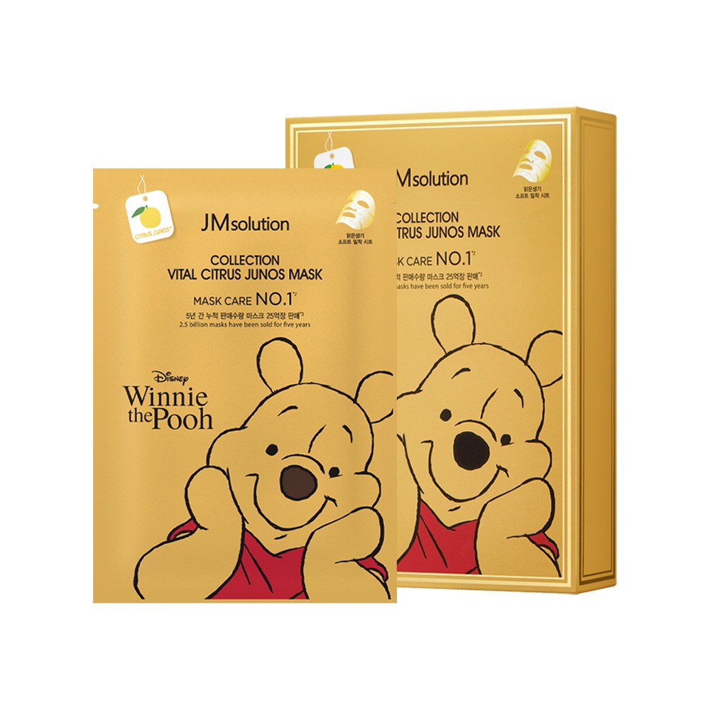 JM Solution Маска тканевая для лица с юдзу Disney Collection Vital Citrus Junos Mask