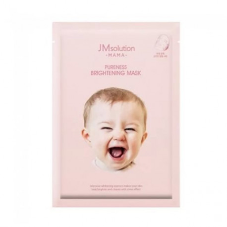 JM Solution Гипоалергенная осветляющая тканевая маска Mama Pureness Brightrning Mask