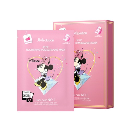 JM Solution Маска тканевая с гранатом Disney collection selfie nourishing pomegranate mask, 30мл