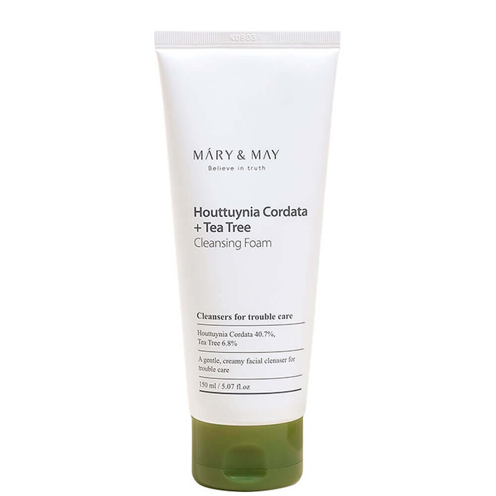 Mary&May Очищающая пенка для чувствительной кожи Houttuynia Cordata/Tea Tree Cleansing Foam, 150 мл