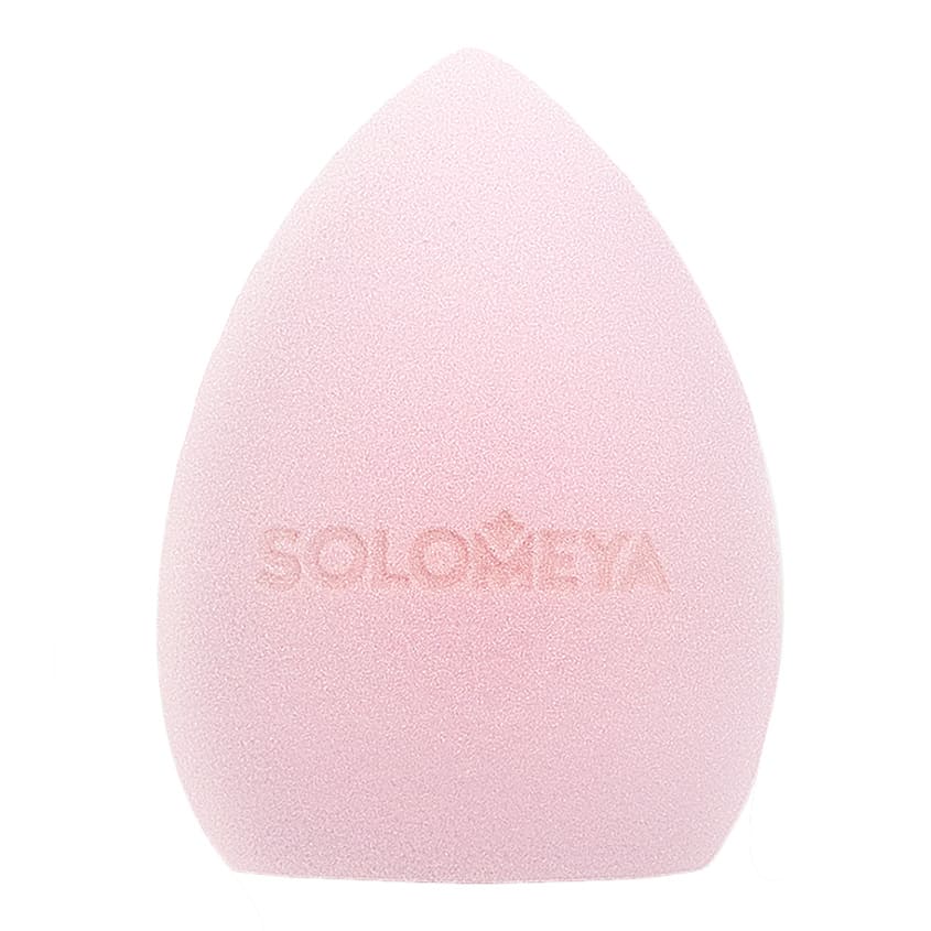 Solomeya Косметический спонж для макияжа со срезом ЛИЛОВЫЙ  Flat End blending sponge, lilac, 1 шт