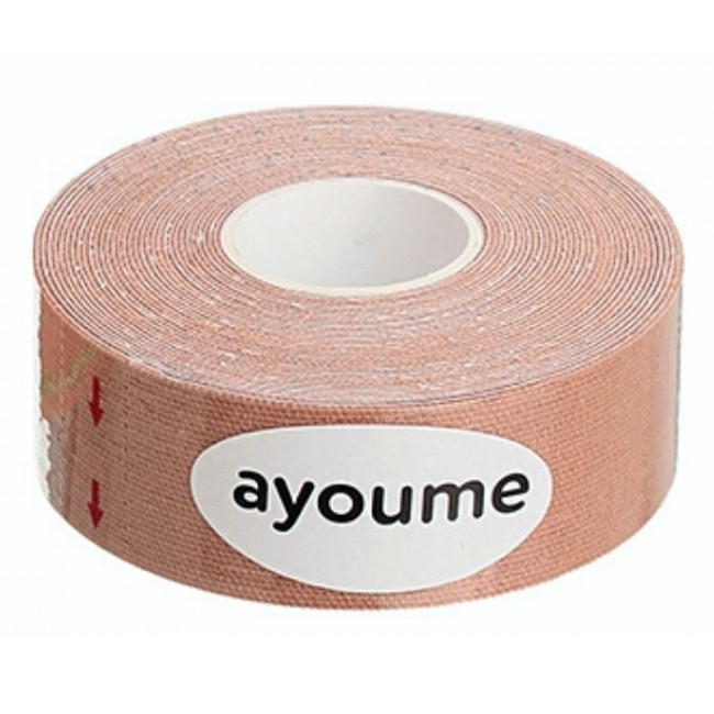 Ayoume Тейп для лица бежевый Kinesiology Tape Roll 25мм*5м 1шт