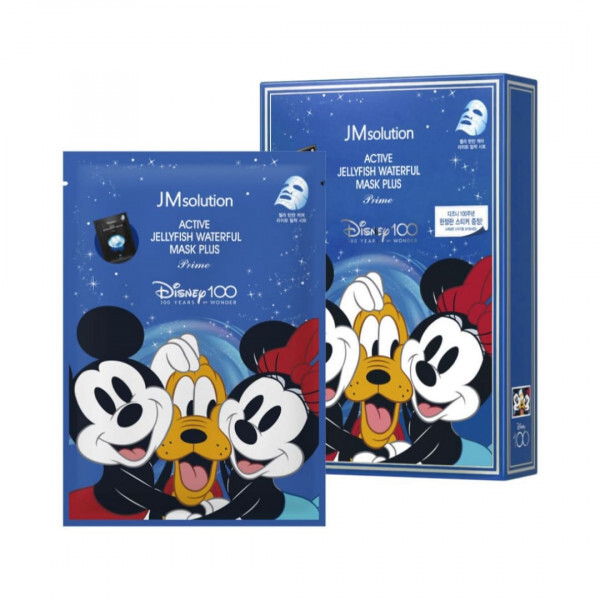 JM Solution Ультратонкая тканевая маска с экстрактом медузы Active Jellyfish Waterful Mask Plus Disney 100