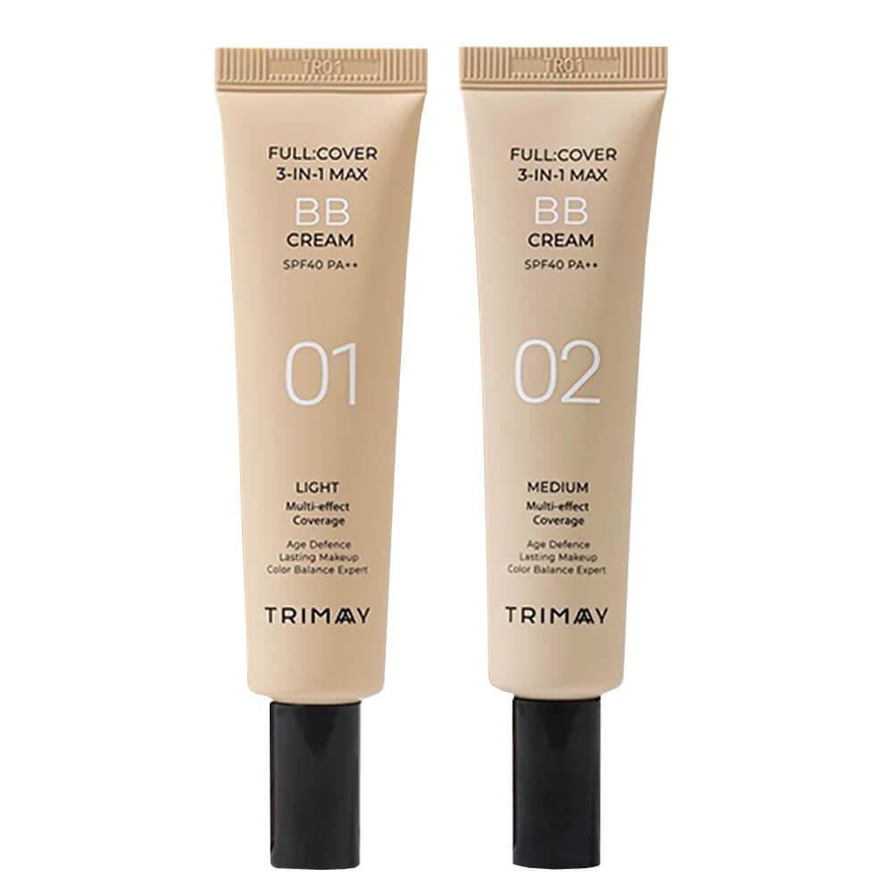 Trimay Многофункциональный BB-крем,30 мл Full Cover 3-in-1 Max BB Cream SPF40 PA++ 02