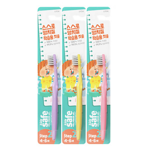 Lion Kids Щетка зубная для детей до 6 лет Kids Safe Toothbrush Step2 1шт