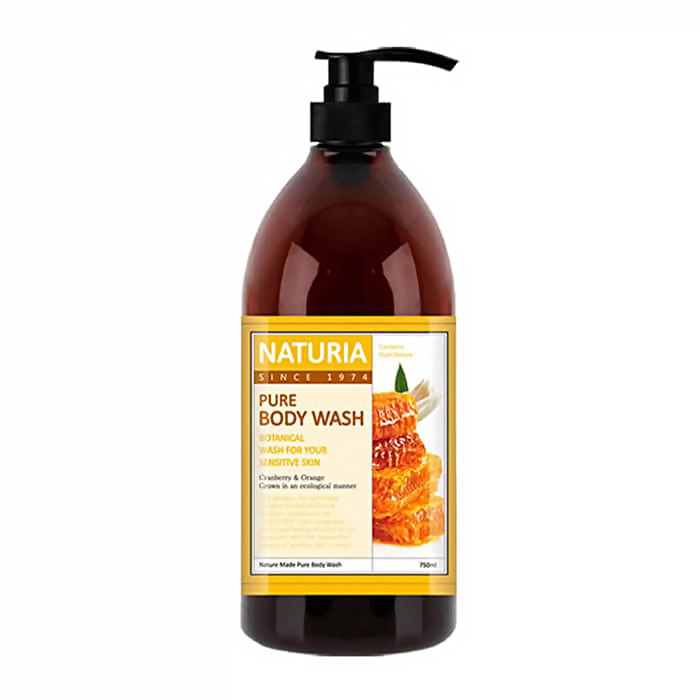 NATURIA Гель для душа МЕД/ЛИЛИЯ Pure Body Wash (Honey & White Lily),750 мл