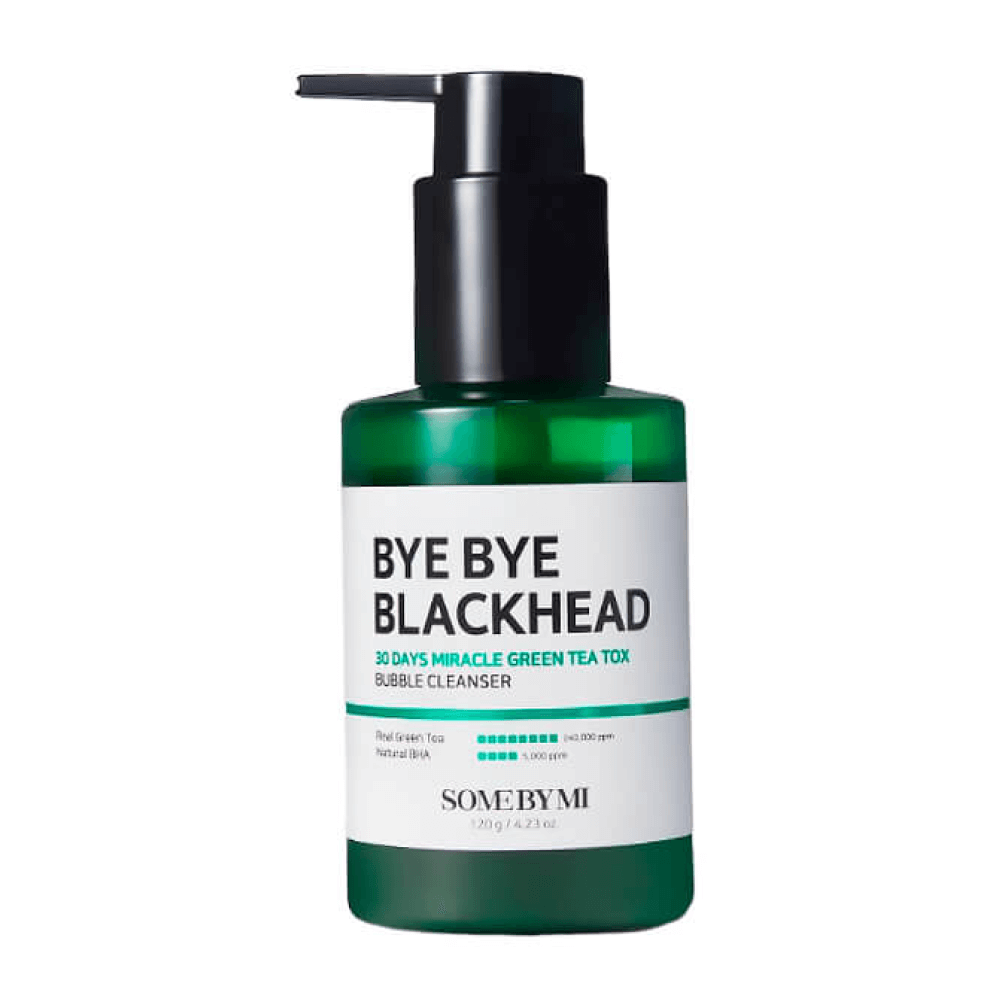 Some by mi Маска-пенка от чёрных точек BYE BYE BLACKHEAD 30 Days Miracle Green TeaTox Bubble Cleanser,120гр