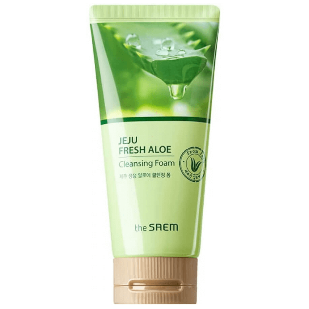 The Saem Пенка для умывания с экстрактом алоэ увлажняющая Jeju Fresh Aloe Cleansing Foam 150г