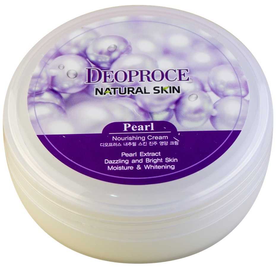 Deoproce Питательный крем для лица и тела с жемчугом 100г Natural Skin Pearl Nourishing Cream