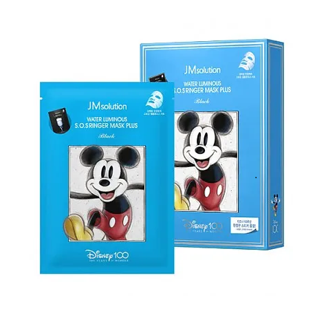 JM Solution Water Luminous S.O.S. Ringer Mask Plus Disney 100 Маска тканевая ультраувлажняющая,38 гр