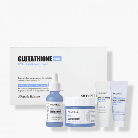 MEDI-PEEL Glutathione Hyal Aqua Multi Care Kit (30ml+50ml+15ml+15ml) Набор с глутатионом и г/к