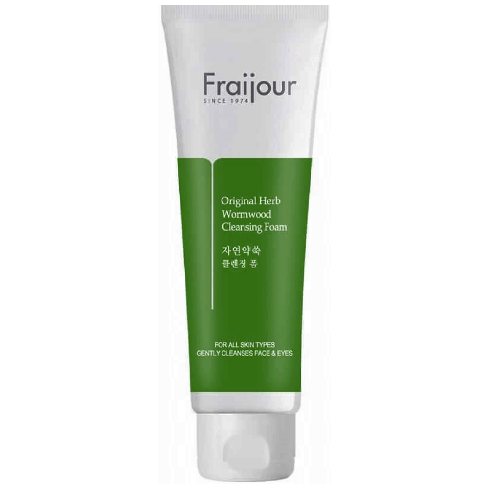 Fraijour Пенка для умывания РАСТИТЕЛЬНЫЕ ЭКСТРАКТЫ Original Herb Wormwood Cleansing Foam, 150 мл