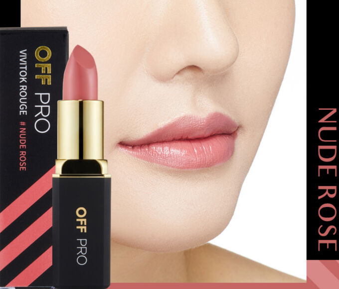 Off Pro Vivitok Rouge #NUDE ROSE Губная помада, 3,6 гр