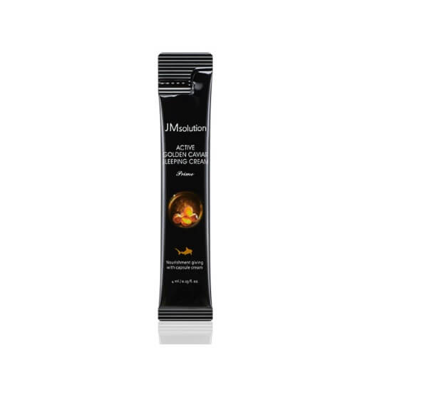 JM Solution Питательная ночная маска с золотом и икрой, Active Golden Caviar Sleeping Cream Prime,1шт