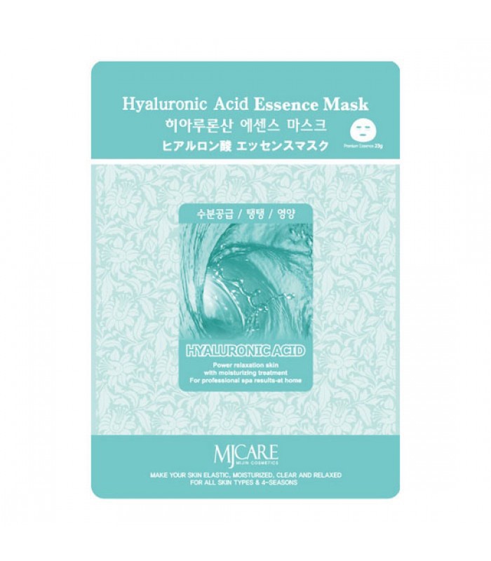 Mijin Маска для лица тканевая с гиалуроновой кислотой Hyaluronic Acid Essence Mask 23г