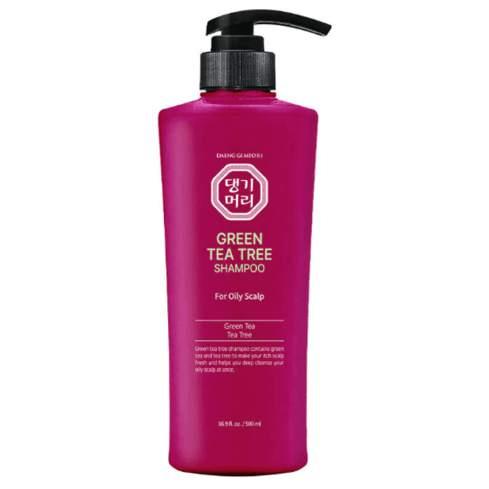 Daeng Gi Meo Ri Шампунь для волос для жирной кожи головы Green Tea Tree Shampoo 500мл