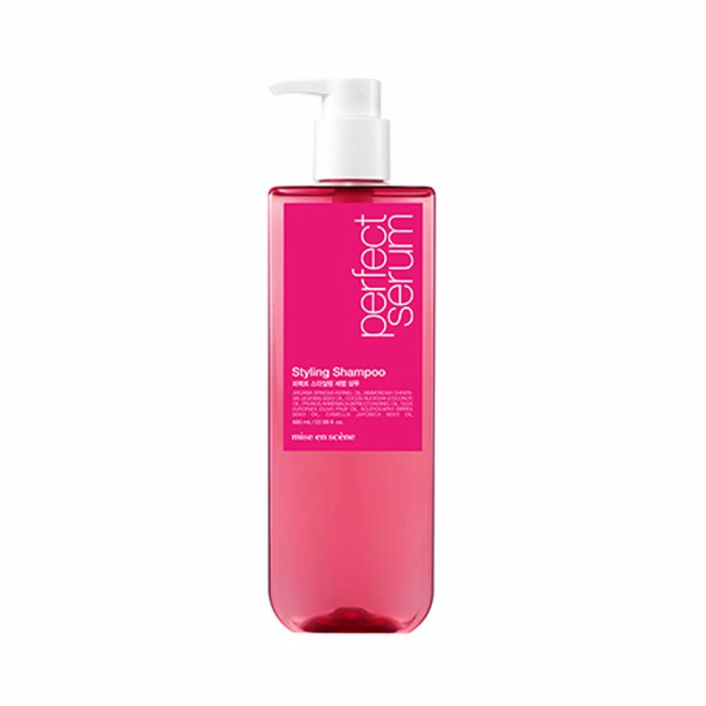 Mise En Scene Шампунь для объёма поврежденных волос , 680мл Perfect Serum Styling Shampoo