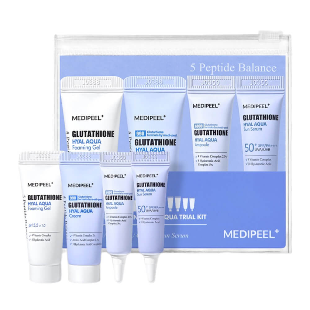 MEDI-PEEL Набор миниатюр с глутатионом (15ml+15g+4ml*2ea) Glutathione Hyal Aqua Trial Kit