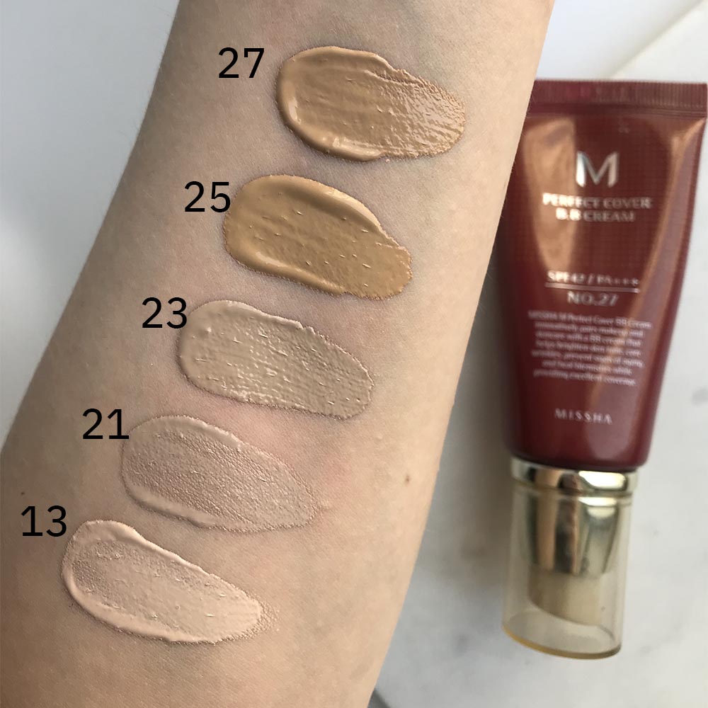 MISSHA Тональный ВВ крем для лица #23 Натуральный беж 20мл	M Perfect Cover BB Cream SPF42/PA+++