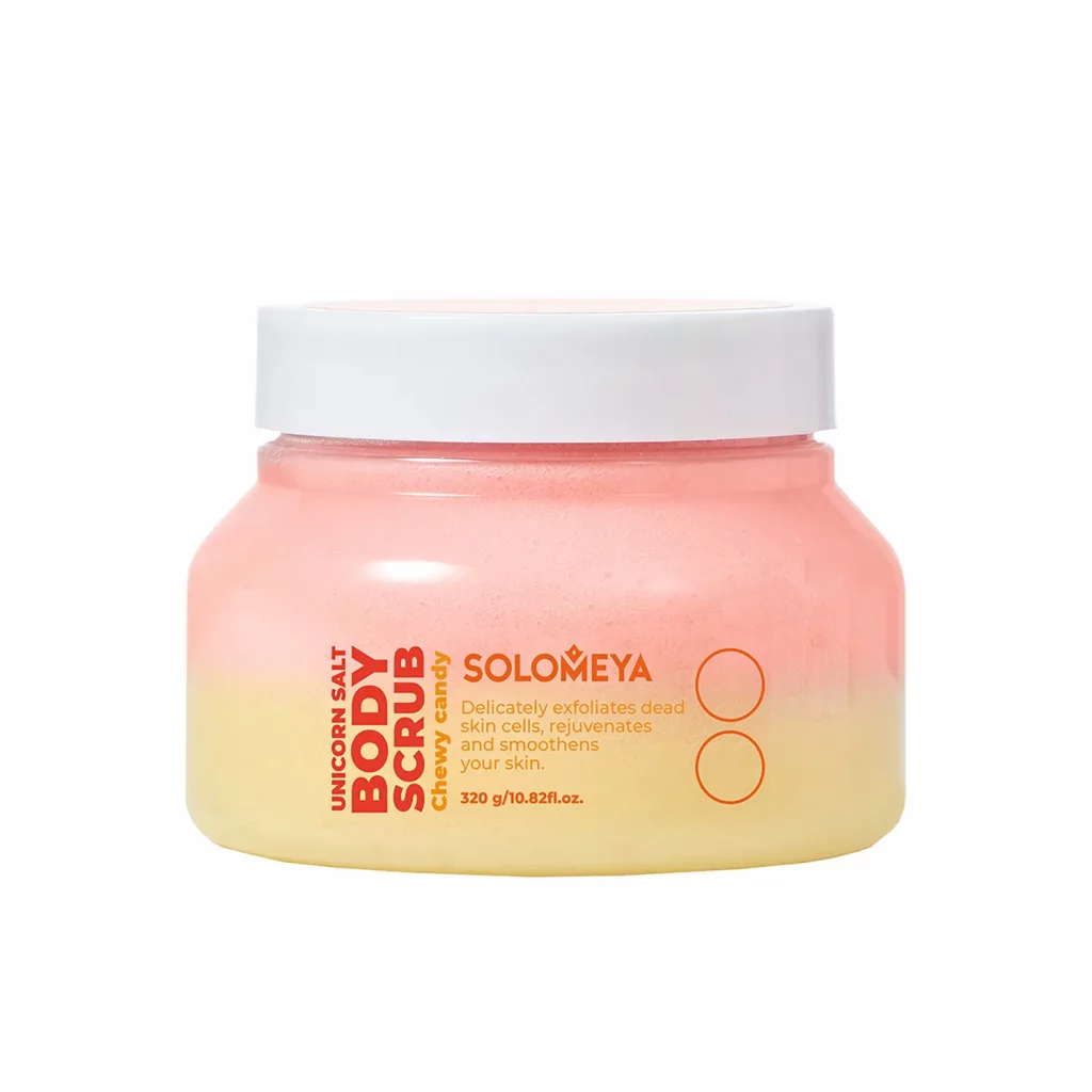 Solomeya Солевой скраб для тела Мармелад Unicorn salt body scrub Chewy candy 350 гр