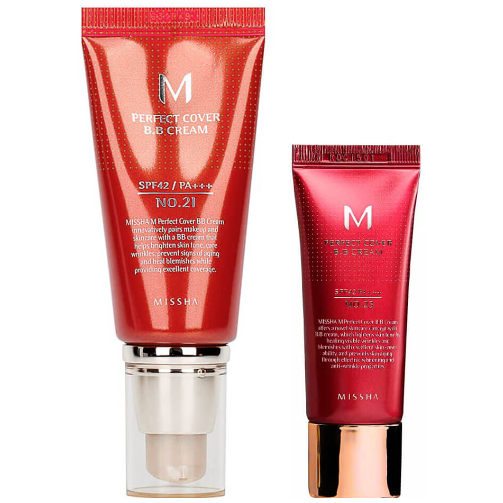 MISSHA Тональный ВВ крем для лица #23 Натуральный беж 20мл	M Perfect Cover BB Cream SPF42/PA+++