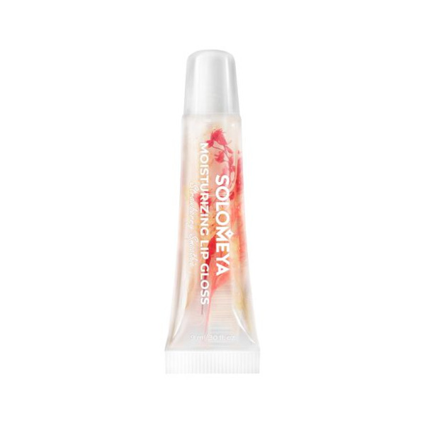 Solomeya Увлажняющий блеск для губ Клубничный смузи / Moisturizing Lip Gloss Strawberry Smoothie, 9 мл