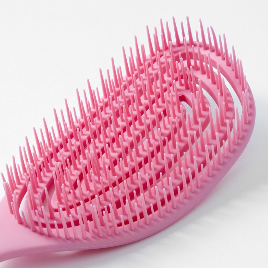 Solomeya Расческа для сухих и влажных волос с ароматом малины Wet Detangler Brush OVAL Raspberry