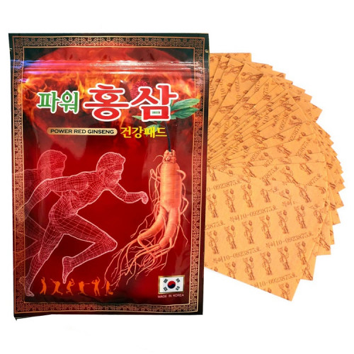 Daejeon	Red Ginseng Power Pad Пластырь обезболивающий,согревающий с красным женьшенем,20 шт